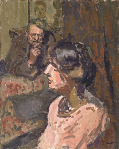 Hubby ja Marie, n. 1912 (öljy kankaalle) od Walter Richard Sickert