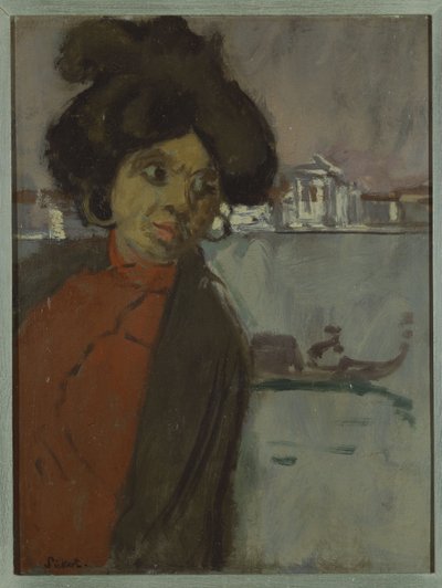 Inez na Zattere od Walter Richard Sickert