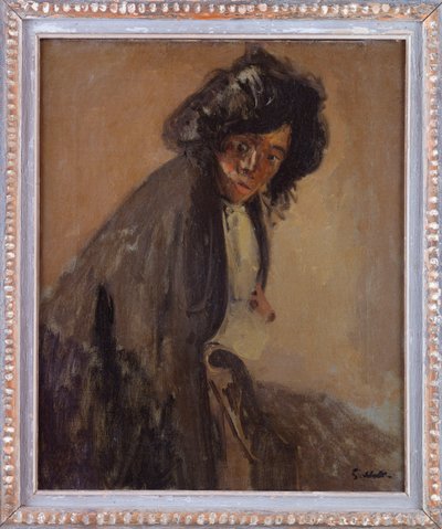 La Giuseppina opřená o lenošku, c.1903-04 od Walter Richard Sickert