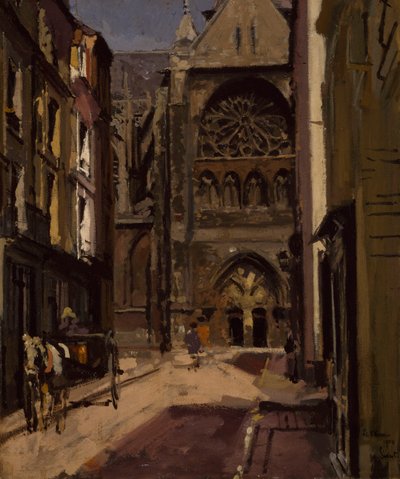 Rue Pecquet, Dieppe, 1900 od Walter Richard Sickert