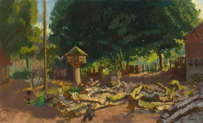 Pila v Torqueville (také známá jako Le Vieux Colombier) od Walter Richard Sickert