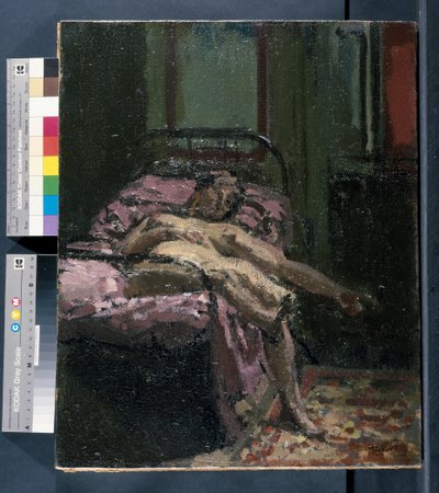 Akt na posteli od Walter Richard Sickert