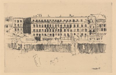 Starý hotel Royal Dieppe od Walter Richard Sickert
