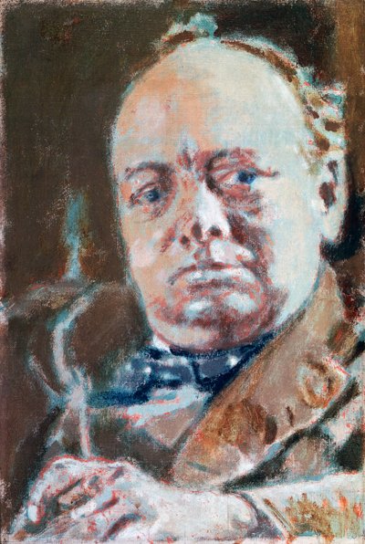 Portrét sira Winstona Leonarda Spencera Churchilla (Woodstock od Walter Richard Sickert