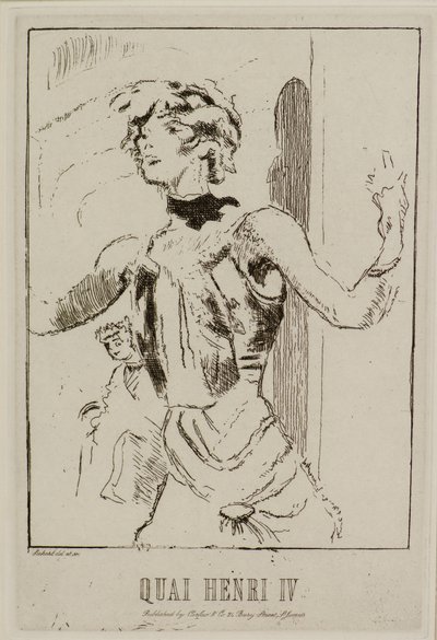 Quai Jindřich IV od Walter Richard Sickert