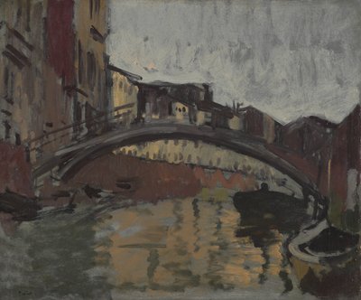 San Trovaso, Benátky, kolem roku 1904 od Walter Richard Sickert