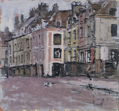 Staré arkády, Dieppe; The Old Arcades, Dieppe, c.1898-1900 od Walter Richard Sickert