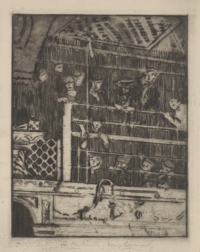 The Old Mogul Tavern, Drury Lane, 1908, publikováno 1929 od Walter Richard Sickert