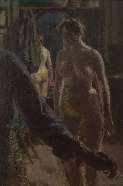 Studio: Malba aktu od Walter Richard Sickert
