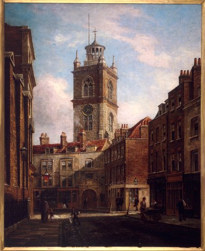 Fore Street a St Giles bez Cripplegate od Walter Riddle