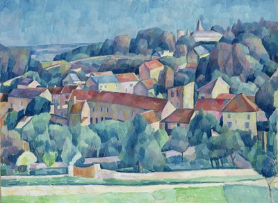 Vesnice a hrad Hardricourt od Walter Rosam