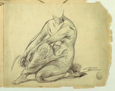Klečící žena od Walter Shirlaw