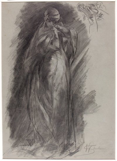 Stojící postava od Walter Shirlaw