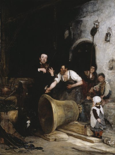 Tónování zvonu, 1874 od Walter Shirlaw