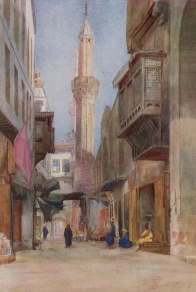 Sharia-el-Azhar, Káhira od Walter Spencer Stanhope Tyrwhitt