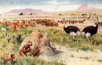 Jihoafrická rovina: Před příchodem bílého muže od Walter Stanley Paget