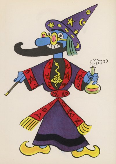 Čísla z dětských knih: (barevná litografie) od Walter Trier
