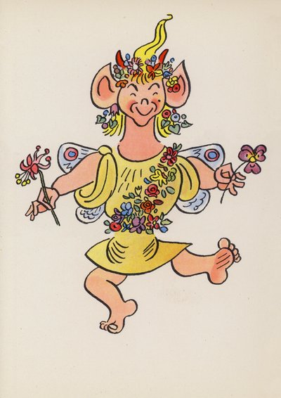 Čísla z dětských knih: (barevná litografie) od Walter Trier