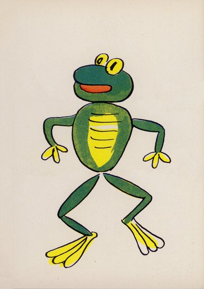 Jeden z Bláznivých lidí Waltera Triera (barevná litografie) od Walter Trier