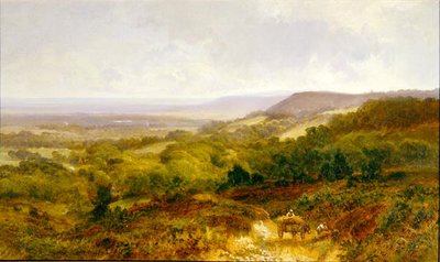 The Weald of Surrey (olej na plátně) od Walter Wallor Caffyn