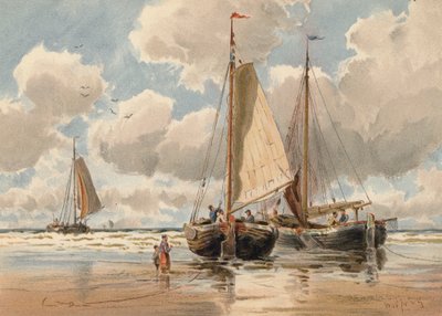 Holandské růžové za nízké vody (barevná litografie) od Walter William May