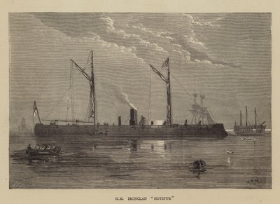 HM Ironclad Hotspur od Walter William May