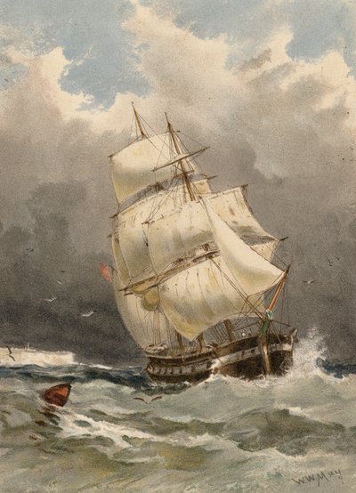 Vnější hranice severního předpolí (barevná litografie) od Walter William May