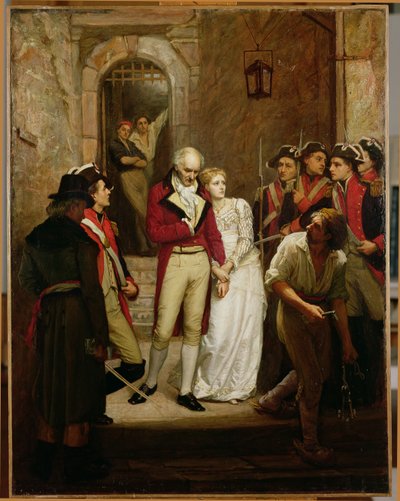 Scéna z francouzské revoluce (olej na plátně) od Walter William Ouless