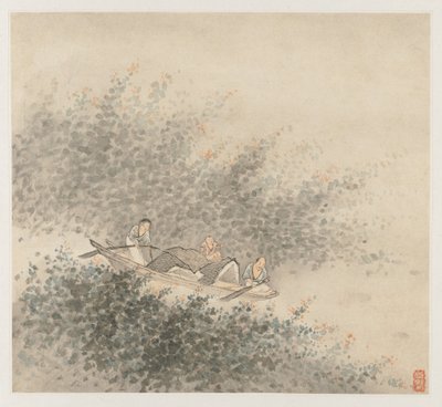 Album Landscapes: Leaf 6, 1677. od Wang Gai