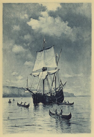 Objev Hudsonu (litho) od Warren Sheppard