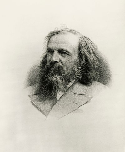 Portrét Dmitrije Ivanoviče Mendělejeva (Tobolsk od Warwick (after) Brookes