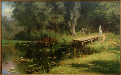 Zarostlý rybník od Vasilij Dmitrievich Polenov