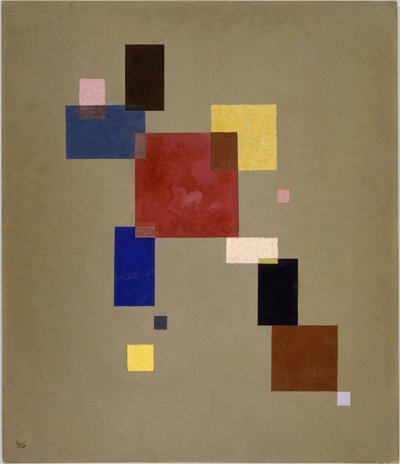"" 13 obdélníků "" (obdélníky Treize) Malba Vassily Kandinsky (nebo Wassily Kandinski nebo Kandinskij od Wassily Kandinsky