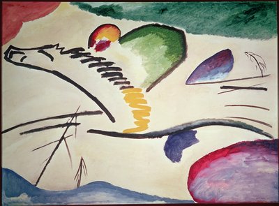Abstraktní kůň, 1911 od Wassily Kandinsky