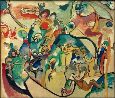 Svátek všech svatých II od Wassily Kandinsky