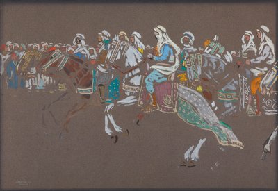 Arabská kavalérie od Wassily Kandinsky