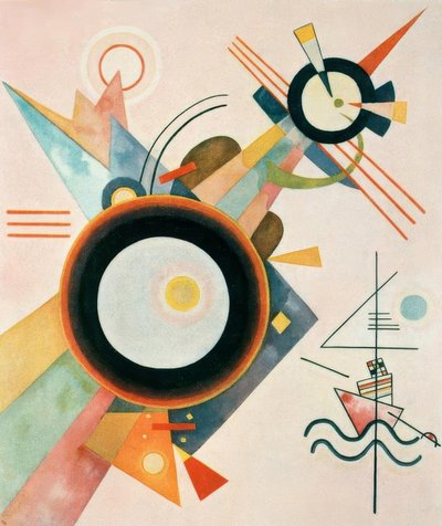 Obrázek ve tvaru šipky od Wassily Kandinsky