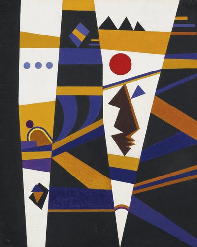 Vazba par Kandinsky, Wassily Vasiljevič (1866-1944). Olej na plátně, rozměr: 70x60 od Wassily Kandinsky