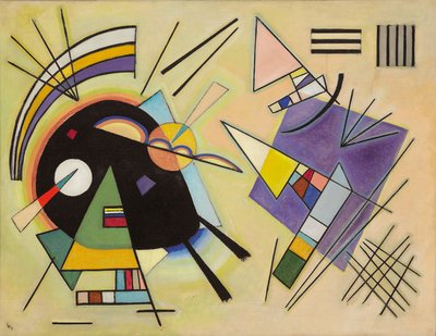 černá a fialová; Černá a fialová od Wassily Kandinsky
