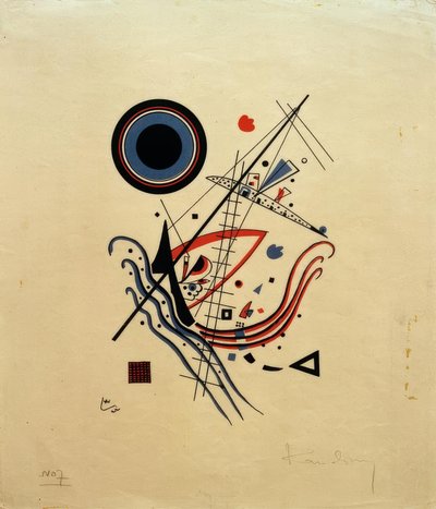 modrý od Wassily Kandinsky