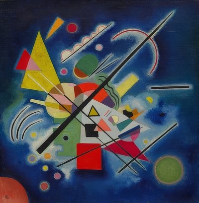 Modrý obrázek. 1924 od Wassily Kandinsky