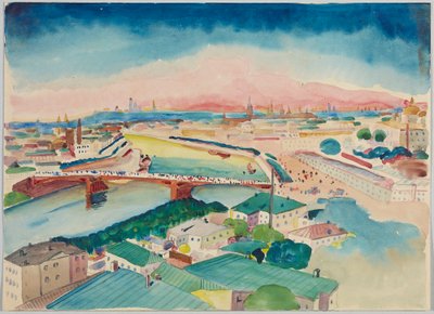 Pohled na Moskvu od Wassily Kandinsky