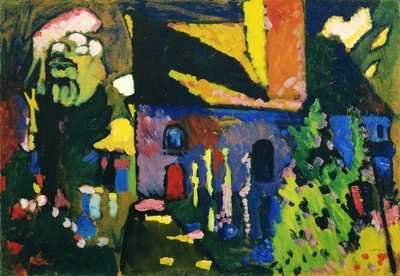 Kostel v Murnau od Wassily Kandinsky