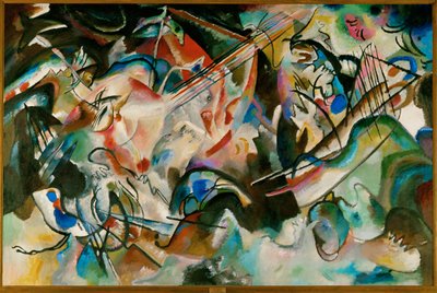 Kompozice číslo 6 (olej na plátně) od Wassily Kandinsky