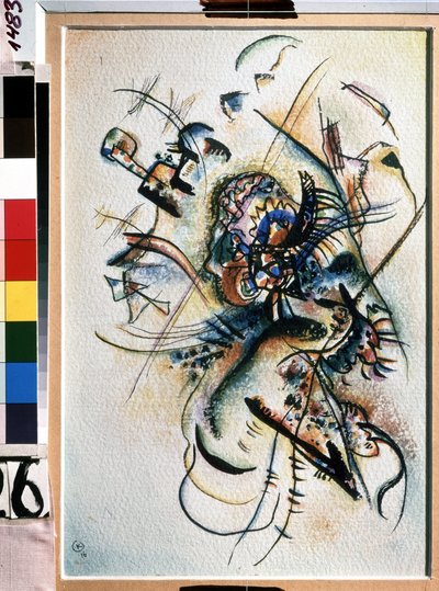 ""Composition"" Malba Vasilije Kandinského (nebo Wassily Kandinského nebo Kandinského od Wassily Kandinsky