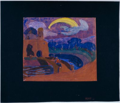 Kometa (Noční jezdec?) od Wassily Kandinsky