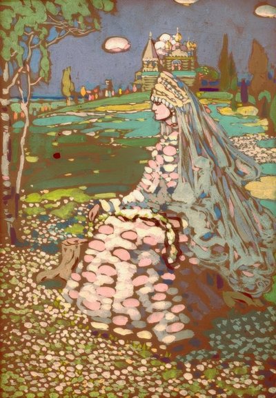 Nevěsta od Wassily Kandinsky
