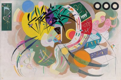 Dominantní křivka (Dominantní křivka). 1936 od Wassily Kandinsky