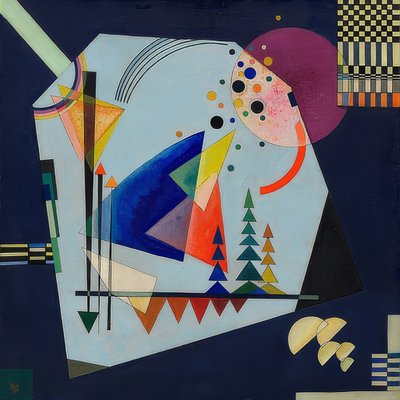 Tři zvuky. 1926 od Wassily Kandinsky