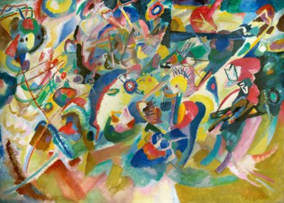 Návrh 3 pro kompozici VII od Wassily Kandinsky